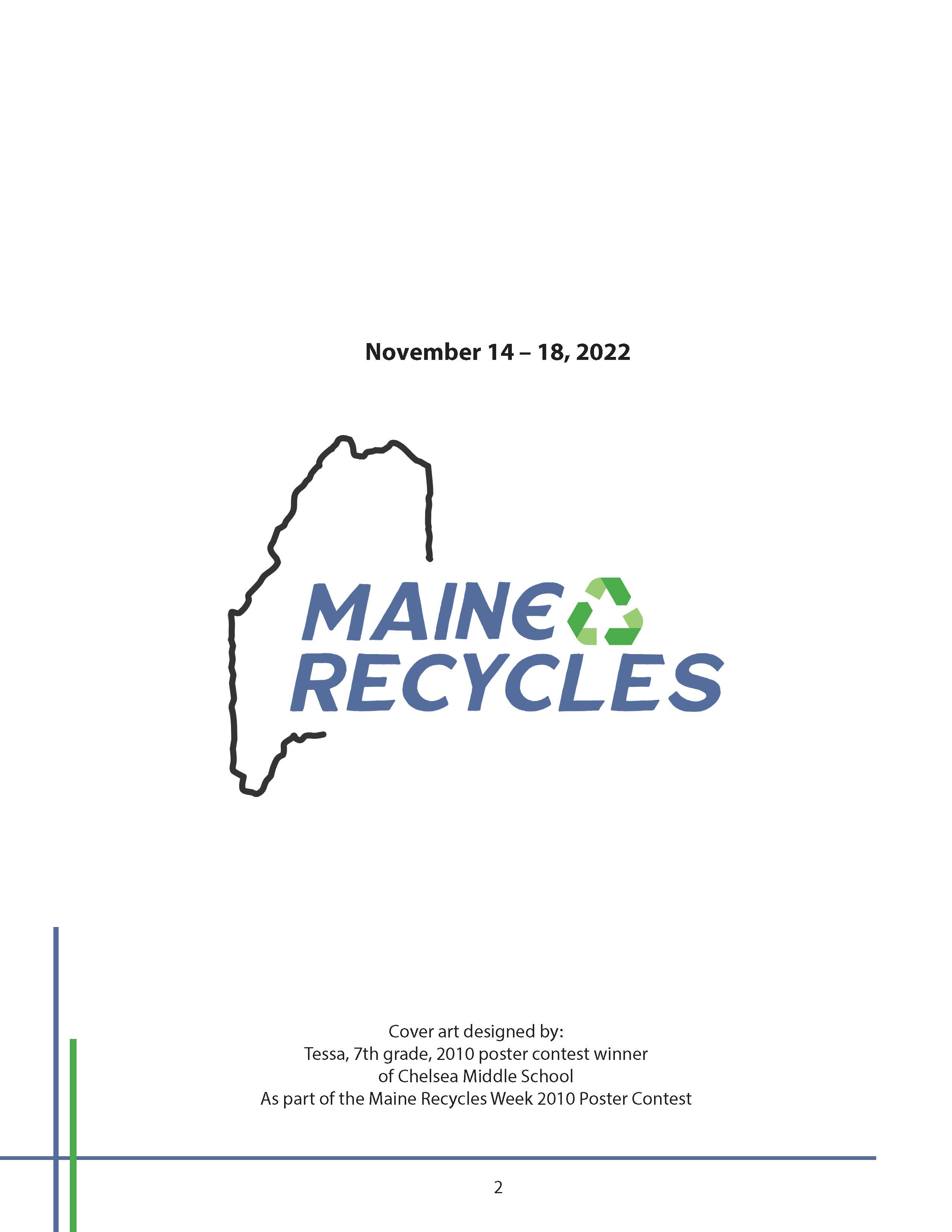 Maine Recycles Week 2024 Page 02